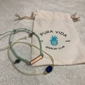 Pura Vida charm bracelets
